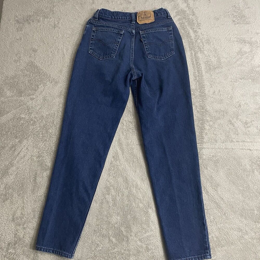 Vintage Movin On Levi’s Jeans Women 28x30 70s 80s Tapered Orange Tab Indigo Blue